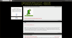Desktop Screenshot of fortran-gui.blogspot.com