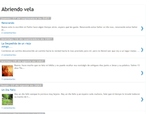 Tablet Screenshot of abriendovela.blogspot.com