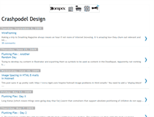 Tablet Screenshot of crashpodeldesign.blogspot.com