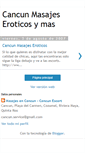 Mobile Screenshot of amazonascancun.blogspot.com