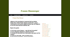 Desktop Screenshot of msn-frases.blogspot.com