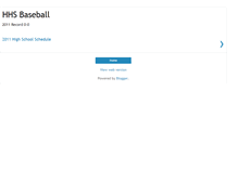 Tablet Screenshot of houstonhsbaseball.blogspot.com