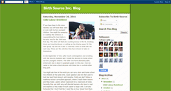 Desktop Screenshot of birthsourceinc.blogspot.com
