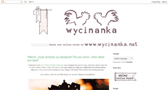 Desktop Screenshot of pracowniawycinanki.blogspot.com
