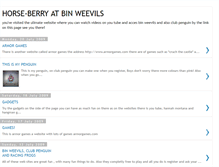 Tablet Screenshot of horse-berry-weevils.blogspot.com