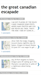 Mobile Screenshot of canadianescapade.blogspot.com