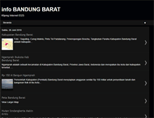 Tablet Screenshot of info-bandung-barat.blogspot.com