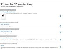 Tablet Screenshot of freezerburnmovie.blogspot.com