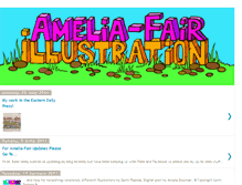 Tablet Screenshot of amelia-fairillustration.blogspot.com