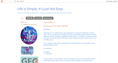 Desktop Screenshot of notsosimplelifeforme.blogspot.com