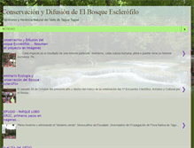 Tablet Screenshot of bosqueesclerofilodetaguatagua.blogspot.com