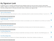Tablet Screenshot of mysignaturelook.blogspot.com