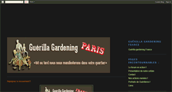 Desktop Screenshot of guerilla-gardening-paris.blogspot.com