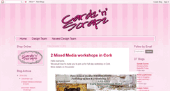 Desktop Screenshot of cardznscrapzireland.blogspot.com