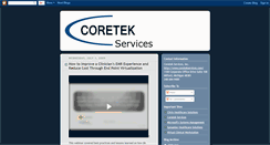 Desktop Screenshot of coretekservices.blogspot.com