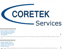 Tablet Screenshot of coretekservices.blogspot.com