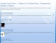 Tablet Screenshot of online-cricket-directory.blogspot.com