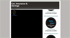 Desktop Screenshot of carinsurancesavings.blogspot.com