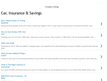 Tablet Screenshot of carinsurancesavings.blogspot.com