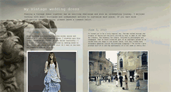 Desktop Screenshot of myvintageweddingdress.blogspot.com