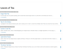 Tablet Screenshot of leavesoftea.blogspot.com