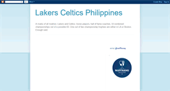 Desktop Screenshot of lakerscelticsphilippines.blogspot.com