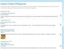 Tablet Screenshot of lakerscelticsphilippines.blogspot.com