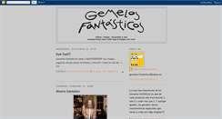 Desktop Screenshot of gemelos-fantasticos.blogspot.com