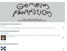 Tablet Screenshot of gemelos-fantasticos.blogspot.com