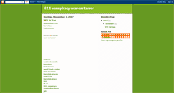 Desktop Screenshot of conspiracy-terror-war.blogspot.com