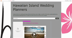 Desktop Screenshot of hawaiianislandweddingplanners.blogspot.com