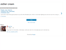 Tablet Screenshot of esthercream-shopaholic.blogspot.com