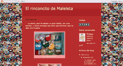 Desktop Screenshot of elrinconcitodemaleleta-mayte.blogspot.com
