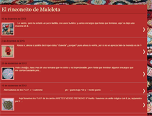 Tablet Screenshot of elrinconcitodemaleleta-mayte.blogspot.com
