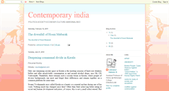 Desktop Screenshot of contemporary-india.blogspot.com