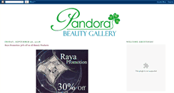 Desktop Screenshot of pandora-beautygallery.blogspot.com