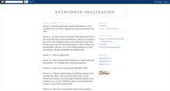 Desktop Screenshot of networkedimagination.blogspot.com