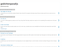 Tablet Screenshot of gedichtenparadijs.blogspot.com