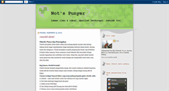 Desktop Screenshot of notsanglang.blogspot.com