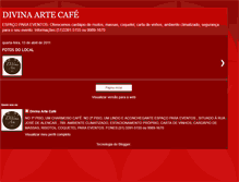 Tablet Screenshot of divinaartecafe.blogspot.com