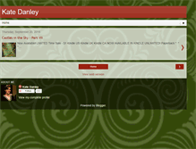 Tablet Screenshot of katedanley.blogspot.com