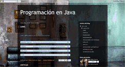 Desktop Screenshot of javaprogramacion.blogspot.com