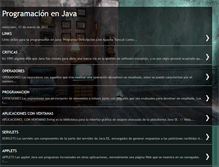 Tablet Screenshot of javaprogramacion.blogspot.com