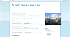 Desktop Screenshot of mindfulnessjoensuu.blogspot.com