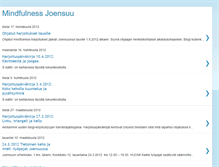 Tablet Screenshot of mindfulnessjoensuu.blogspot.com