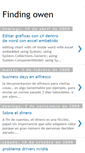 Mobile Screenshot of findingowen.blogspot.com
