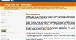 Desktop Screenshot of misproyectosdetecnologia.blogspot.com