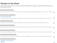 Tablet Screenshot of glimpseoftheheart.blogspot.com