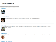 Tablet Screenshot of coisasdobetao.blogspot.com