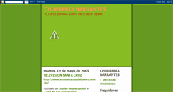 Desktop Screenshot of churreriabarrantes.blogspot.com